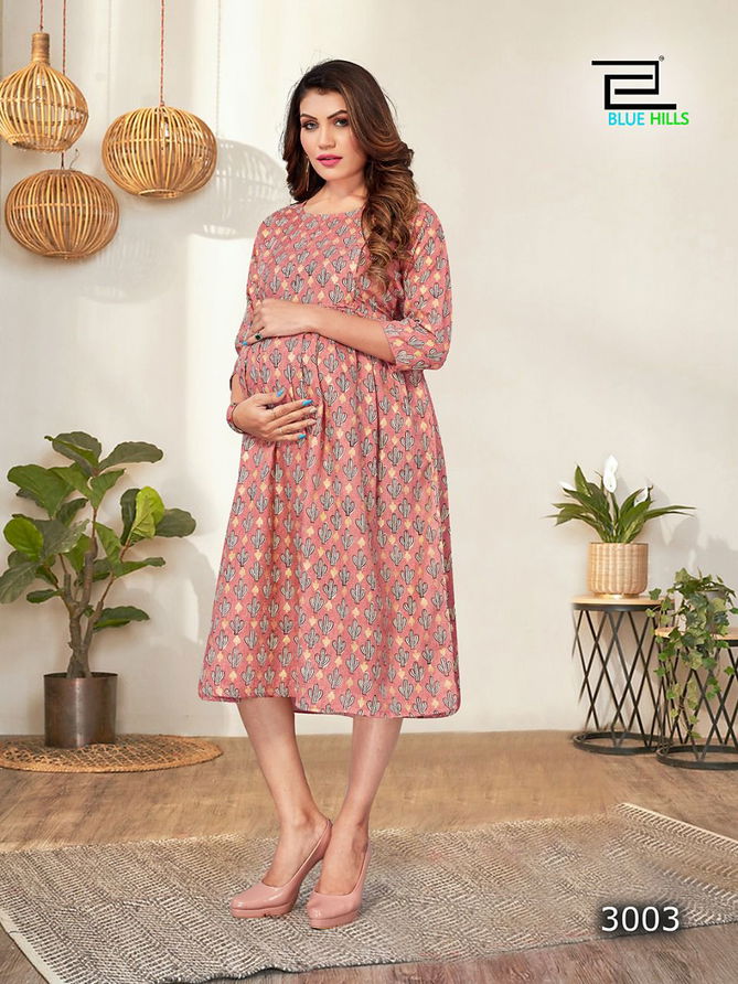 Blue Hills Little Things 3 Wholesale Designer Feeding Kurti Catalog
